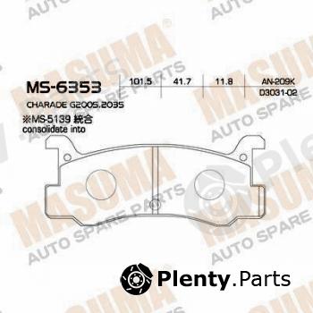  MASUMA part MS6353 Replacement part