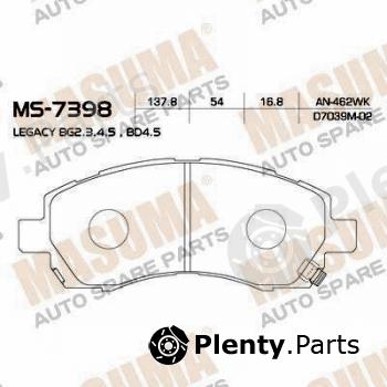  MASUMA part MS-7398 (MS7398) Replacement part
