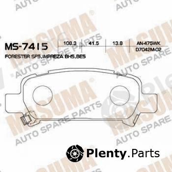  MASUMA part MS-7415 (MS7415) Replacement part