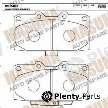  MASUMA part MS-7463 (MS7463) Replacement part