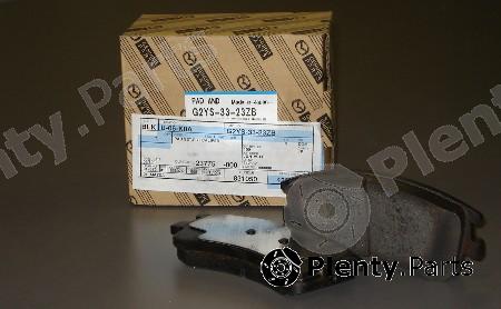 Genuine MAZDA part G2YS3323ZB Brake Pad Set, disc brake