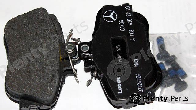 Genuine MERCEDES-BENZ part A0024202220 Brake Pad Set, disc brake