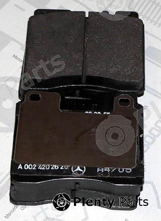 Genuine MERCEDES-BENZ part A0024202620 Brake Pad Set, disc brake