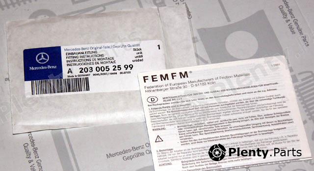 Genuine MERCEDES-BENZ part A2030052599 Replacement part
