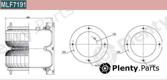 Genuine MERITOR (ROR) part MLF7191 Replacement part