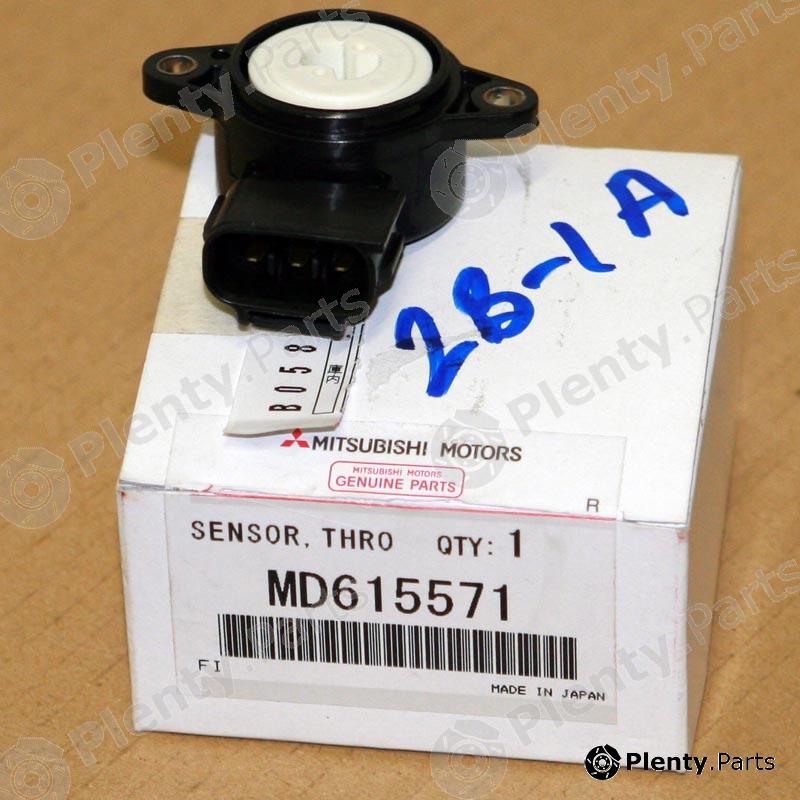 Genuine MITSUBISHI part MD615571 Sensor, throttle position