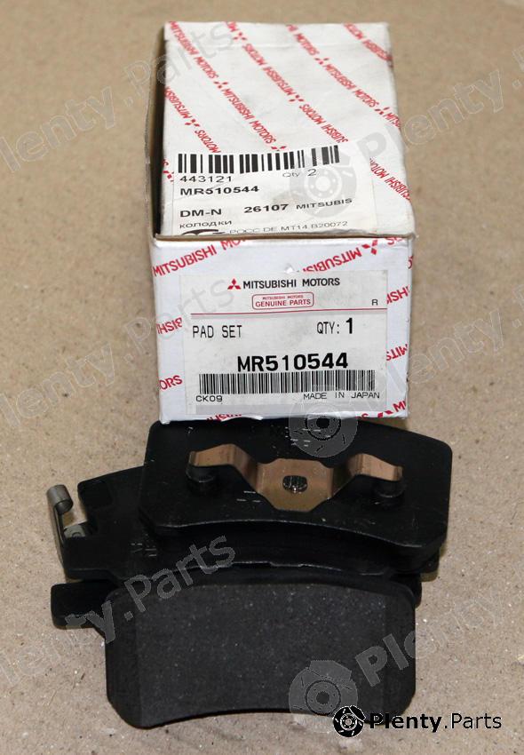 Genuine MITSUBISHI part MR510544 Brake Pad Set, disc brake