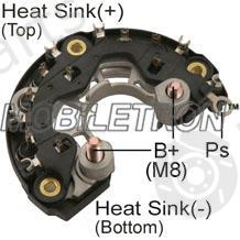  MOBILETRON part RB118H Rectifier, alternator