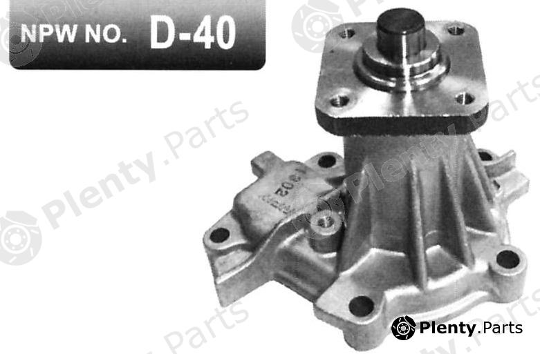  NPW part D40 Water Pump