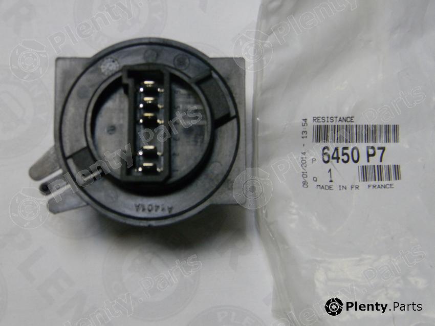 Genuine CITROEN / PEUGEOT part 6450P7 Resistor, interior blower