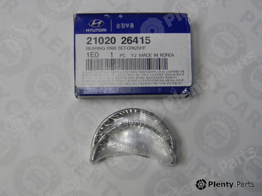 Genuine HYUNDAI / KIA (MOBIS) part 2102026415 Crankshaft Bearing Set