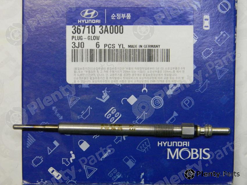 Genuine HYUNDAI / KIA (MOBIS) part 367103A000 Glow Plug