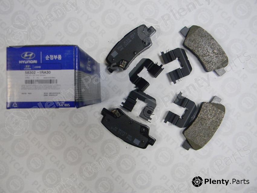 Genuine HYUNDAI / KIA (MOBIS) part 58302-1RA30 (583021RA30) Brake Pad Set, disc brake