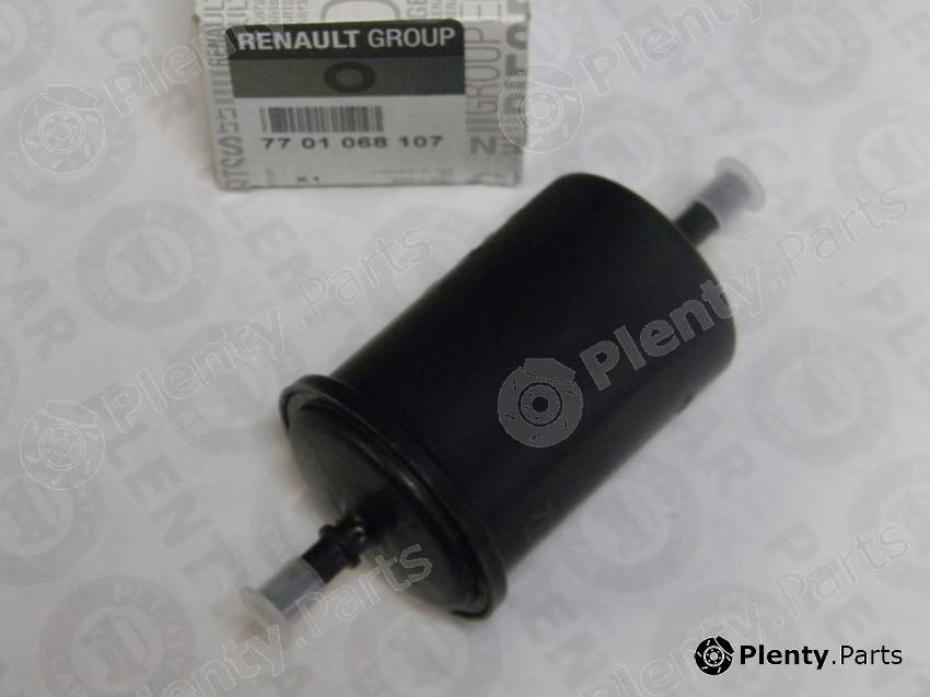 Genuine RENAULT part 7701068107 Fuel filter