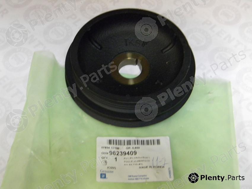 Genuine CHEVROLET / DAEWOO part 96239409 Belt Pulley, crankshaft