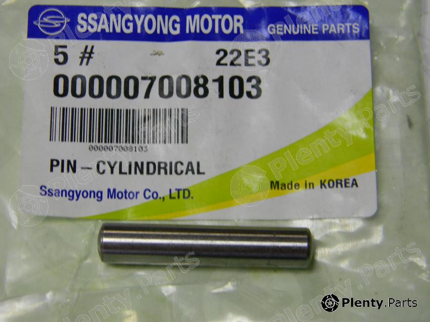 Genuine SSANGYONG part 000007008103 Replacement part
