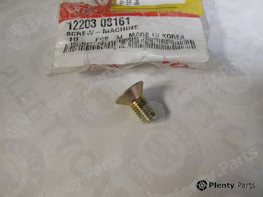Genuine HYUNDAI / KIA (MOBIS) part 1220308161 Bolt, brake disc