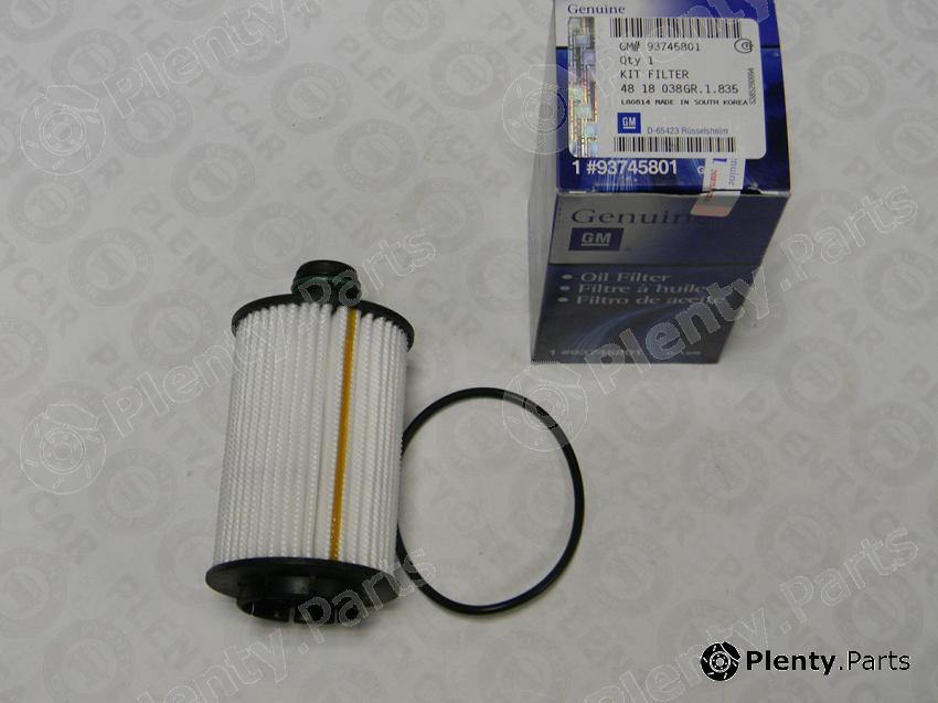 Genuine GENERAL MOTORS part 93745801 Oil Filter