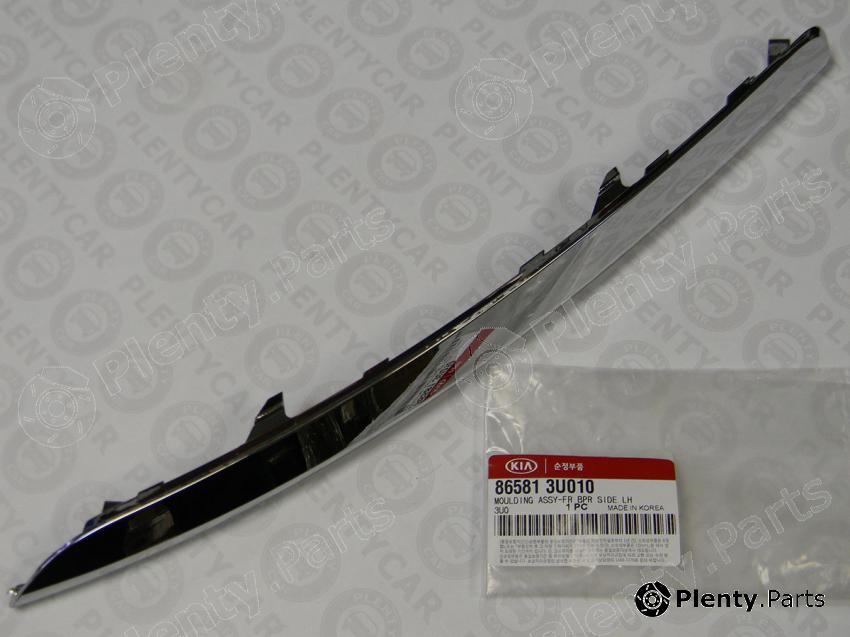 Genuine HYUNDAI / KIA (MOBIS) part 865813U010 Trim/Protective Strip, bumper