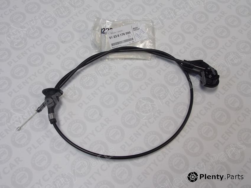 Genuine BMW part 51238176595 Bonnet Cable