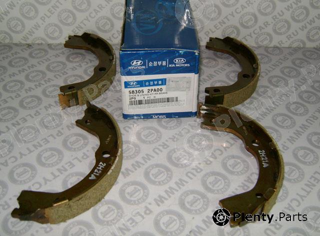 Genuine HYUNDAI / KIA (MOBIS) part 583052PA00 Brake Shoe Set, parking brake