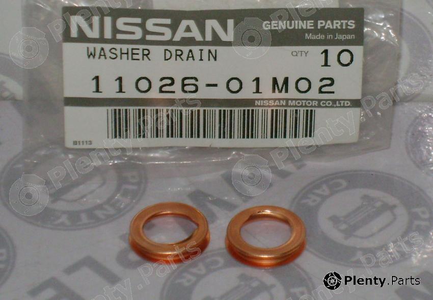 Genuine NISSAN part 1102601M02 Seal, oil drain plug