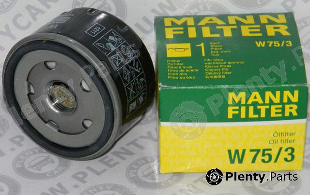  MANN-FILTER part W75/3 (W753) Oil Filter