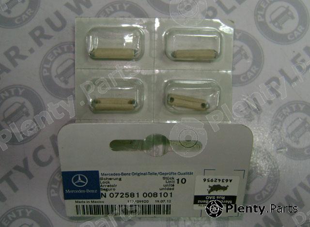 Genuine MERCEDES-BENZ part N072581008101 Replacement part