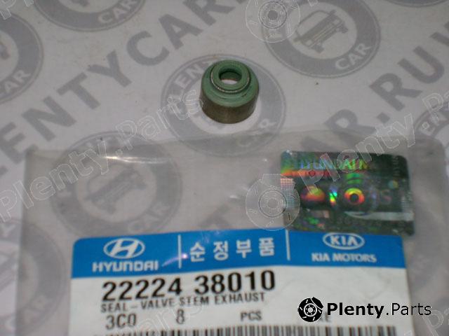Genuine HYUNDAI / KIA (MOBIS) part 22224-38010 (2222438010) Seal, valve stem