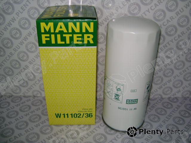  MANN-FILTER part W11102/36 (W1110236) Oil Filter