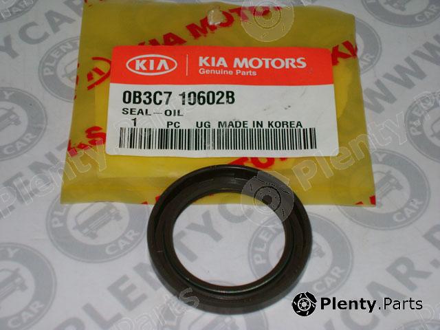 Genuine HYUNDAI / KIA (MOBIS) part 0B3C710602B Shaft Seal, camshaft