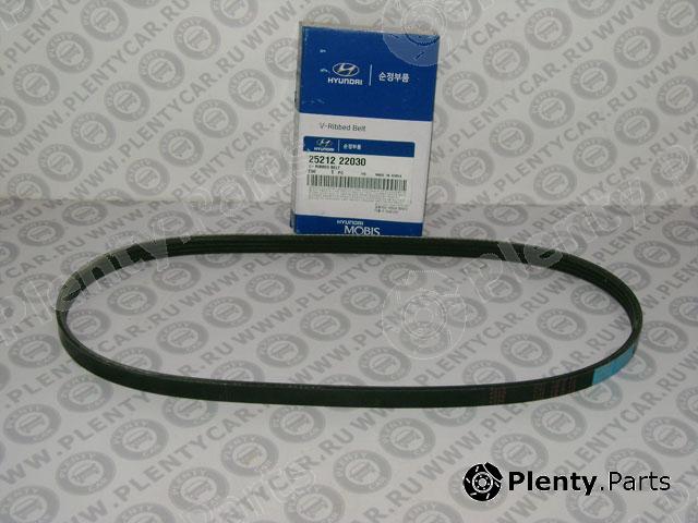Genuine HYUNDAI / KIA (MOBIS) part 25212-22030 (2521222030) V-Ribbed Belts