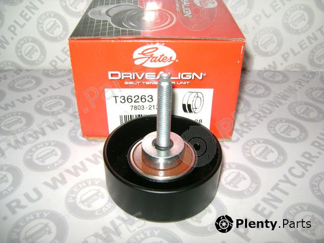  GATES part T36263 Deflection/Guide Pulley, v-ribbed belt