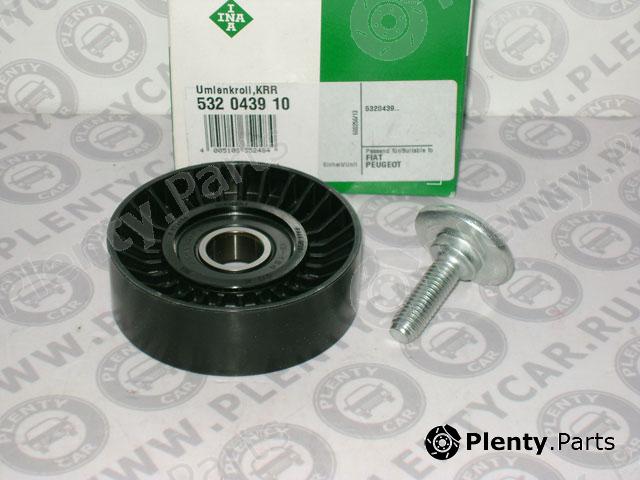  INA part 532043910 Deflection/Guide Pulley, v-ribbed belt