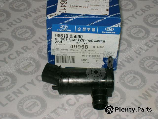 Genuine HYUNDAI / KIA (MOBIS) Part 98510-25000 (9851025000) Water Pump ...