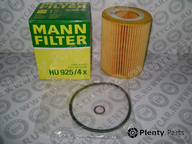  MANN-FILTER part HU925/4x (HU9254X) Oil Filter