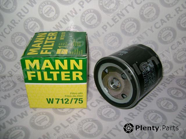  MANN-FILTER part W712/75 (W71275) Oil Filter