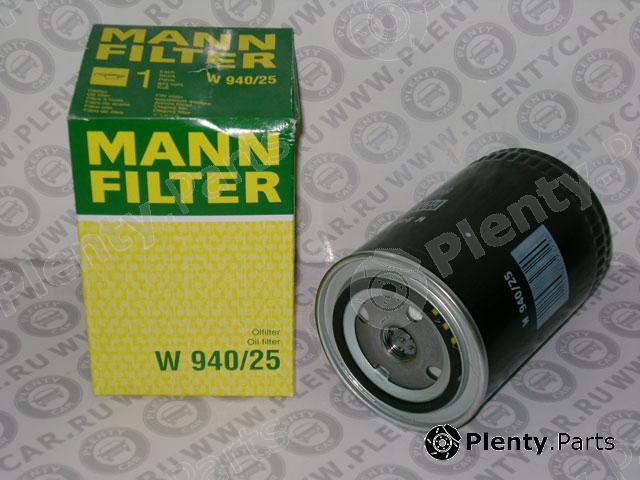  MANN-FILTER part W940/25 (W94025) Oil Filter
