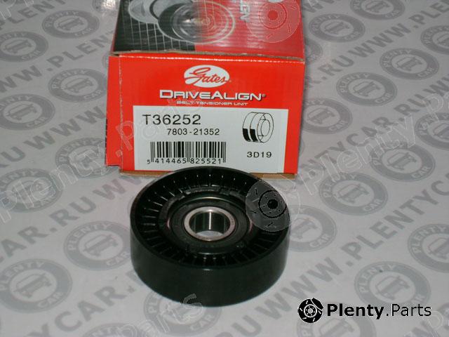  GATES part T36252 Deflection/Guide Pulley, v-ribbed belt