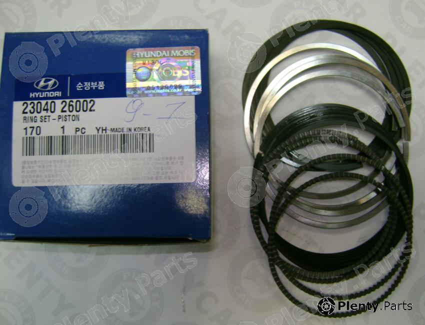 Genuine HYUNDAI / KIA (MOBIS) part 2304026002 Piston Ring Kit
