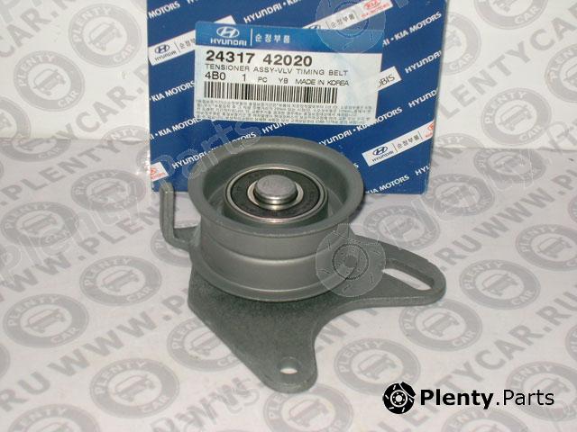 Genuine HYUNDAI / KIA (MOBIS) part 24317-42020 (2431742020) Tensioner, timing belt