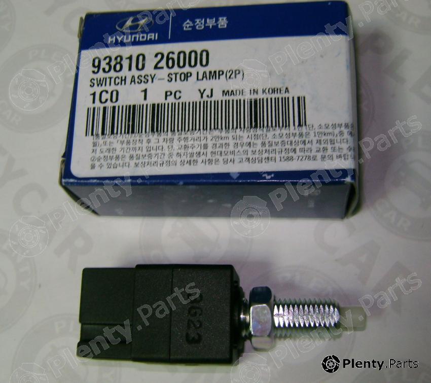 Genuine HYUNDAI / KIA (MOBIS) part 9381026000 Brake Light Switch