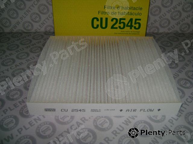  MANN-FILTER part CU2545 Filter, interior air