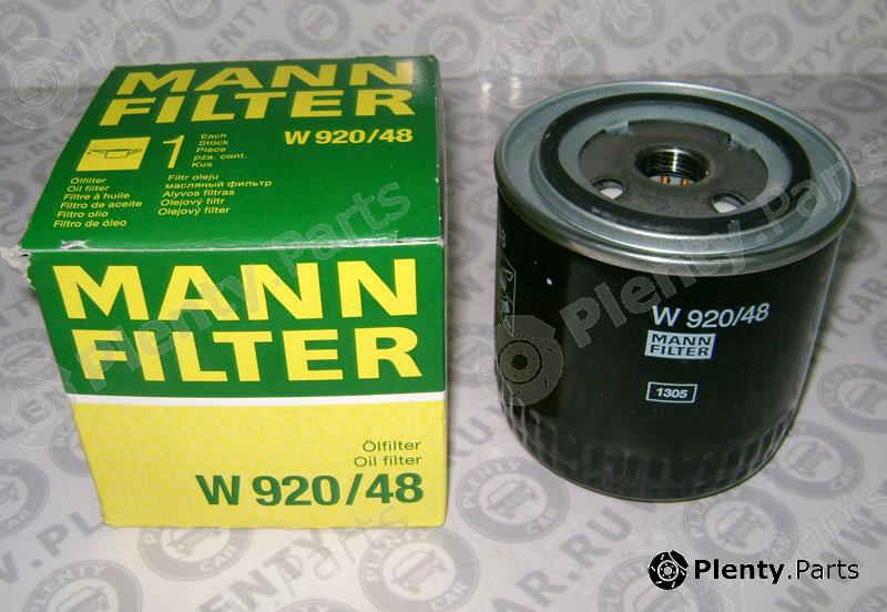 MANN-FILTER part W920/48 (W92048) Oil Filter