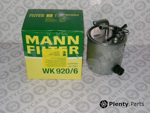  MANN-FILTER part WK920/6 (WK9206) Fuel filter