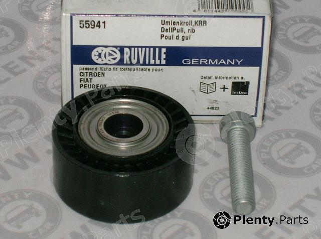  RUVILLE part 55941 Deflection/Guide Pulley, v-ribbed belt