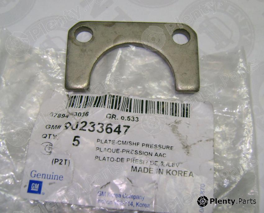 Genuine CHEVROLET / DAEWOO part 90233647 Replacement part