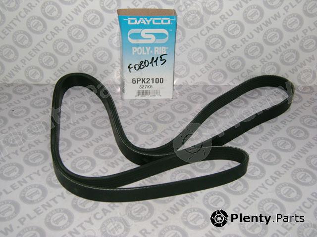  DAYCO part 6PK2100 V-Ribbed Belts