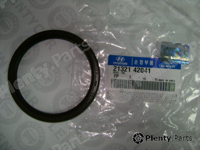 Genuine HYUNDAI / KIA (MOBIS) part 21321-42041 (2132142041) Shaft Seal, crankshaft