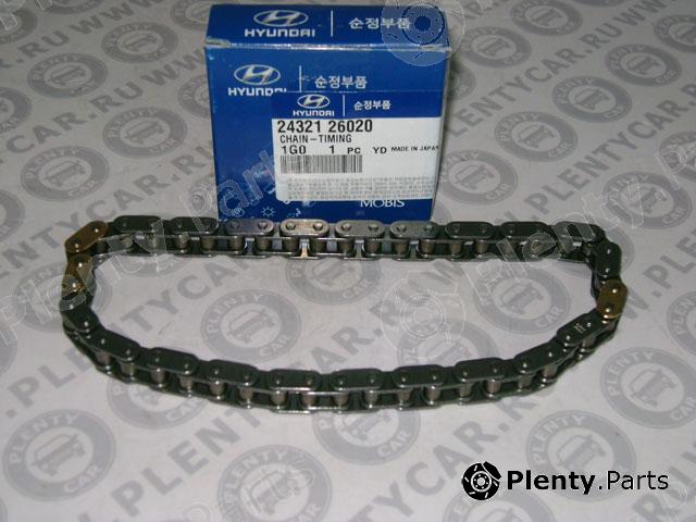 Genuine HYUNDAI / KIA (MOBIS) part 2432126020 Chain, oil pump drive